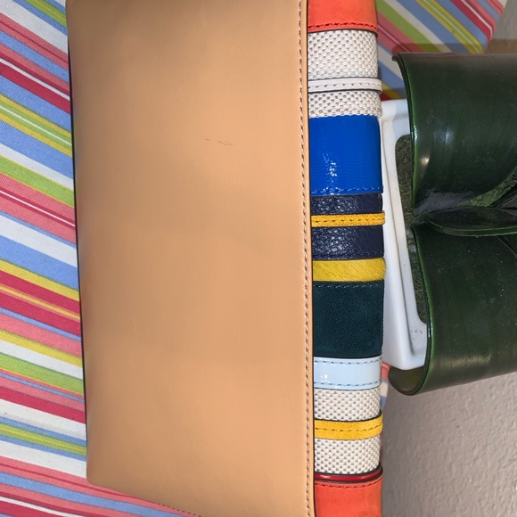 Tory Burch McGraw striped crossbody/clutch bag - Picture 4 of 12